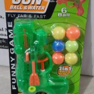 2 in 1 Water Gun + Gun Ball