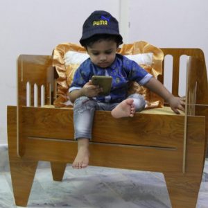 2 in 1 Wood Bed For Kids