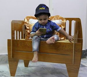 2 in 1 Wood Bed For Kids