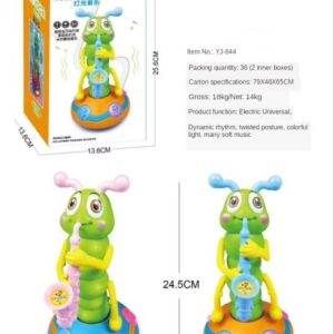 twisted worm 3D lighting & Music toy