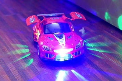 BMW Car 360 Rotate 3D Light & Sound Musical Toy For Kids