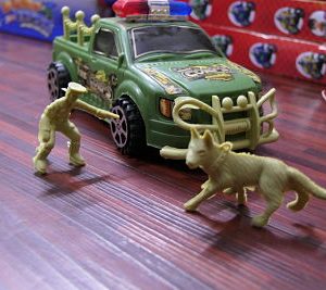 Forest Jeep with Animal Character