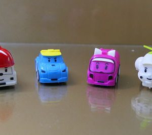 Pack of 4 Cartoon Character Toy Car