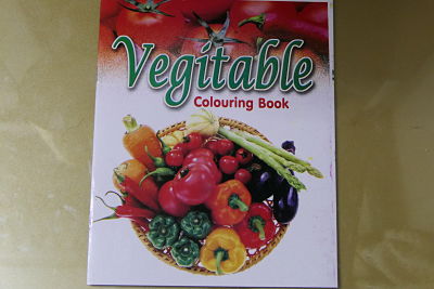 Vegetable Coloring Book