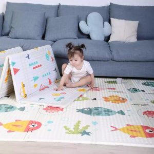 Foldable Baby Play Mat for Infants (75″X58″ inches)