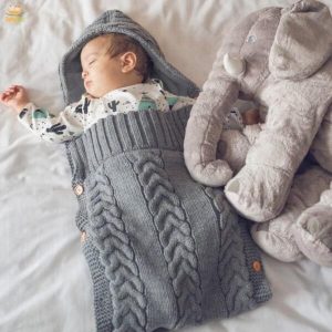Newborn/Infant Hooded Carry nest Grey 0-12 Months