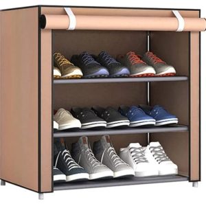 3 Layer Shoe Rack Foldable Metal