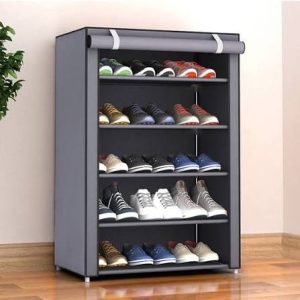 5 Layer Shoe Rack Foldable Metal