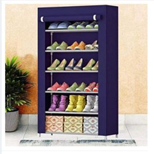 6 Layer Shoe Rack Foldable Metal